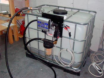Топливный модуль для дизельного топлива с заправочным узлом