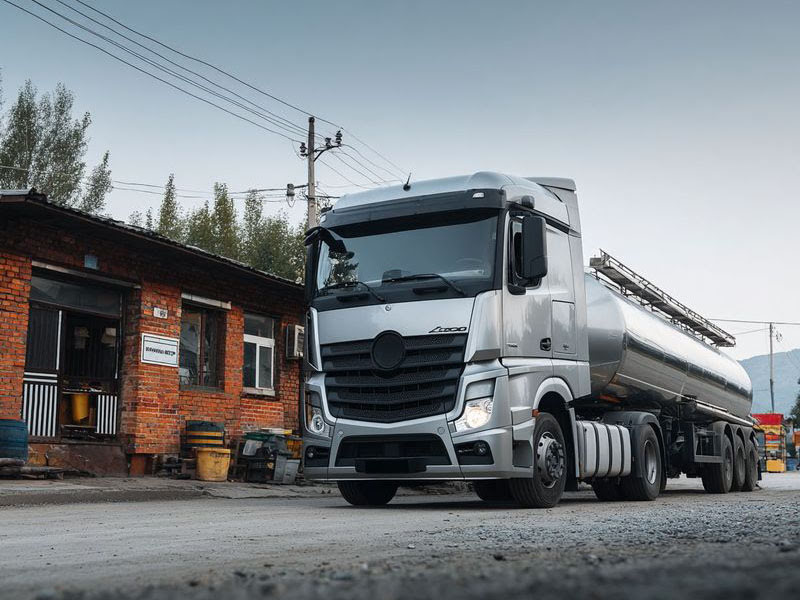 Загрузка автотранспорта на нефтебазе Загрузка бензовоза на нефтебазе